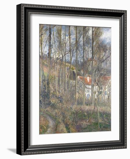 Pontoise - the Cite Des Boeufs and the Hermitage-Camille Pissarro-Framed Giclee Print