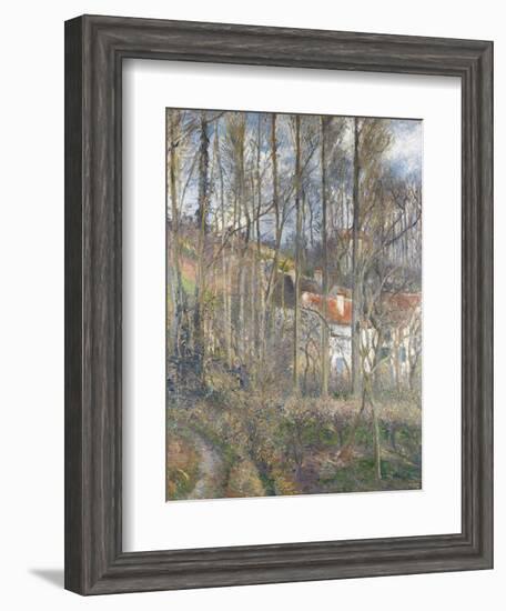 Pontoise - the Cite Des Boeufs and the Hermitage-Camille Pissarro-Framed Giclee Print