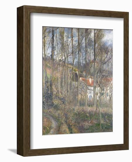 Pontoise - the Cite Des Boeufs and the Hermitage-Camille Pissarro-Framed Giclee Print