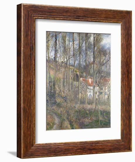 Pontoise - the Cite Des Boeufs and the Hermitage-Camille Pissarro-Framed Giclee Print