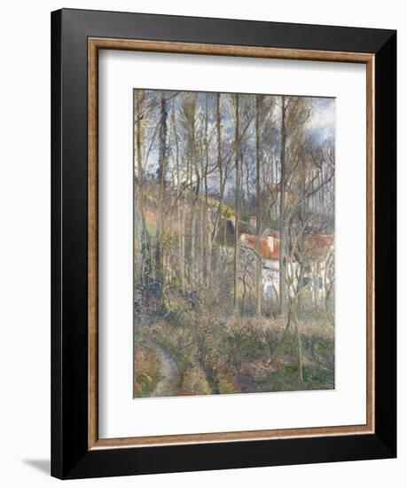 Pontoise - the Cite Des Boeufs and the Hermitage-Camille Pissarro-Framed Giclee Print