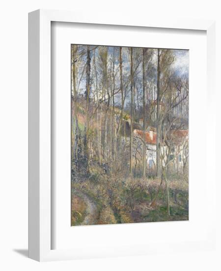 Pontoise - the Cite Des Boeufs and the Hermitage-Camille Pissarro-Framed Giclee Print