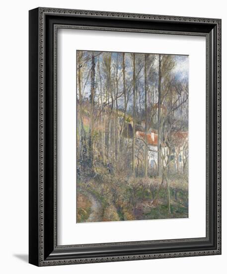 Pontoise - the Cite Des Boeufs and the Hermitage-Camille Pissarro-Framed Giclee Print