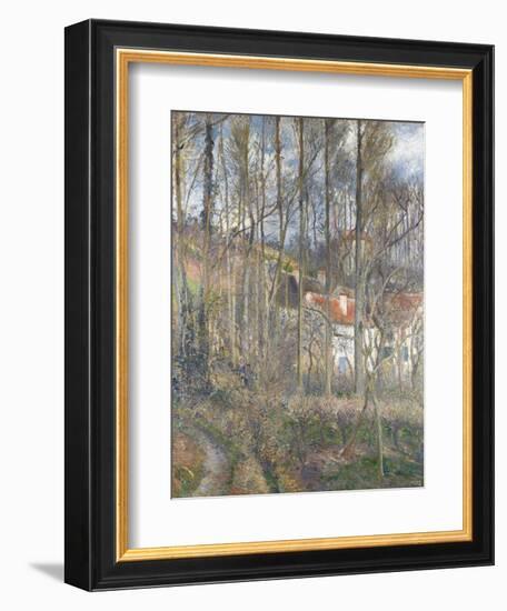 Pontoise - the Cite Des Boeufs and the Hermitage-Camille Pissarro-Framed Giclee Print