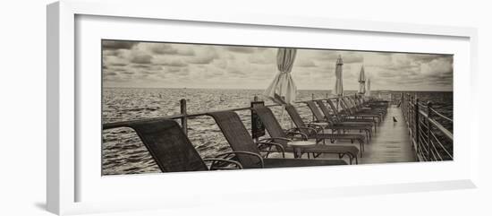 Pontoon with Deck Chairs - Key West - Florida-Philippe Hugonnard-Framed Photographic Print