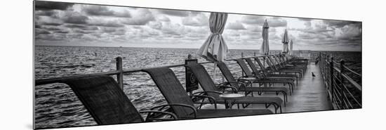 Pontoon with Deck Chairs - Key West - Florida-Philippe Hugonnard-Mounted Photographic Print