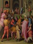 Pharaoh with His Butler and Baker (From Scenes from the Story of Josep), Ca 1515-Pontormo-Giclee Print