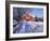 Pony and Barn near the Lamprey River in Winter, New Hampshire, USA-Jerry & Marcy Monkman-Framed Photographic Print