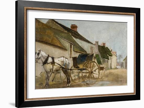 Pony and Cart-Joseph Crawhall-Framed Giclee Print