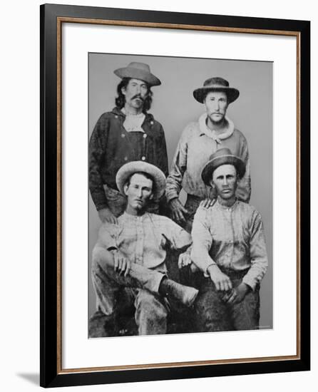 Pony Express Riders, c.1860-null-Framed Photographic Print