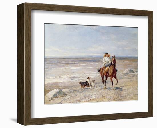 Pony Ride on the Beach-Heywood Hardy-Framed Giclee Print