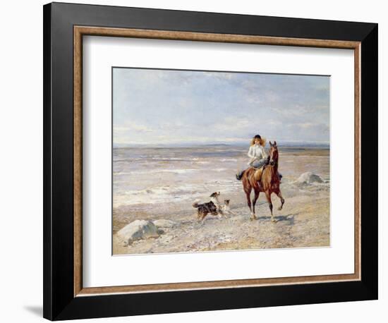 Pony Ride on the Beach-Heywood Hardy-Framed Giclee Print