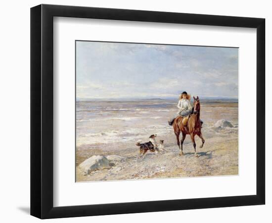 Pony Ride on the Beach-Heywood Hardy-Framed Giclee Print