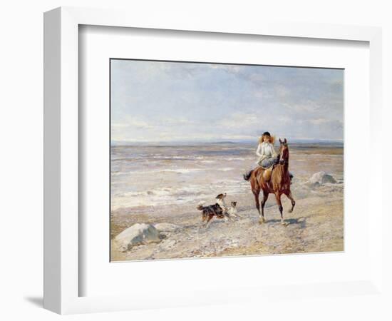 Pony Ride on the Beach-Heywood Hardy-Framed Giclee Print