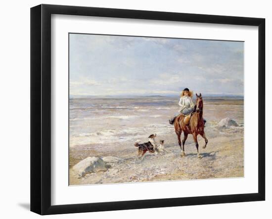 Pony Ride on the Beach-Heywood Hardy-Framed Giclee Print