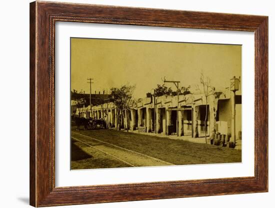 Pony Saloon In El Paso Texas Street Scene-null-Framed Art Print