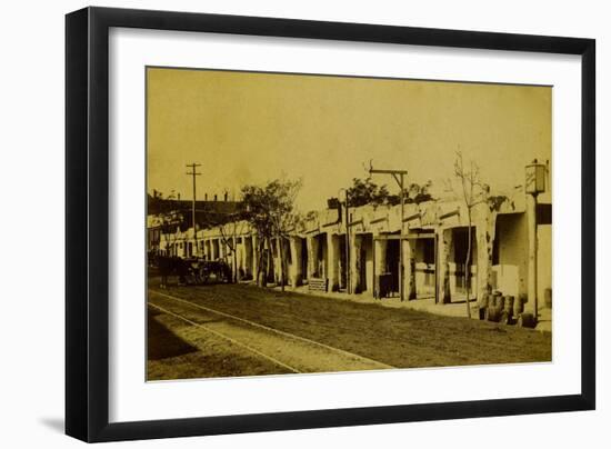 Pony Saloon In El Paso Texas Street Scene-null-Framed Art Print