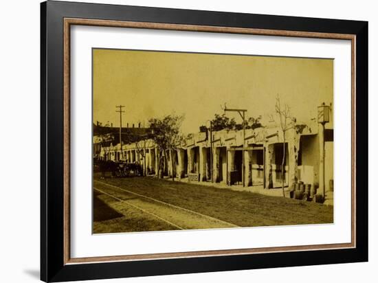 Pony Saloon In El Paso Texas Street Scene-null-Framed Art Print