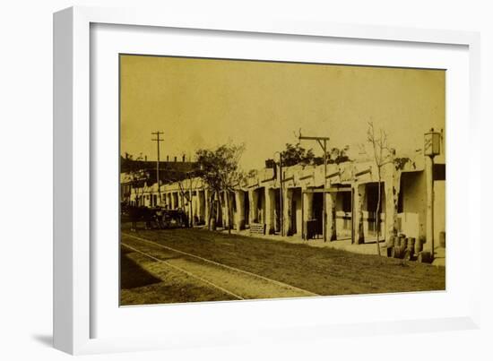 Pony Saloon In El Paso Texas Street Scene-null-Framed Art Print