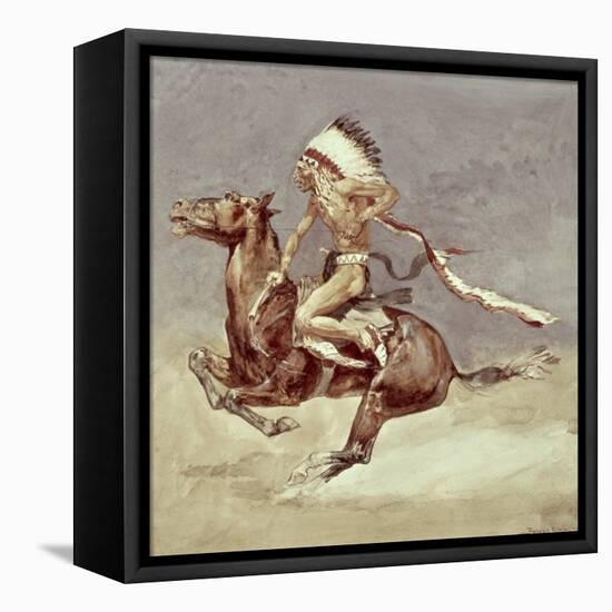 Pony War Dance-Frederic Sackrider Remington-Framed Premier Image Canvas