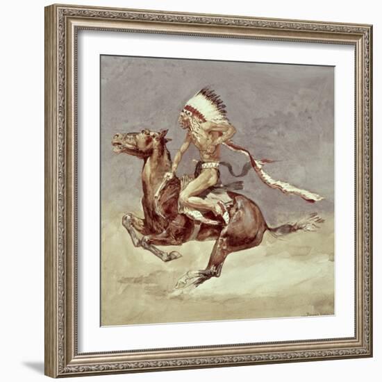 Pony War Dance-Frederic Sackrider Remington-Framed Giclee Print