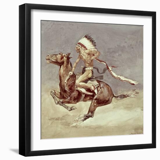 Pony War Dance-Frederic Sackrider Remington-Framed Giclee Print