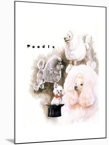 Poodle 2-Barbara Keith-Mounted Giclee Print
