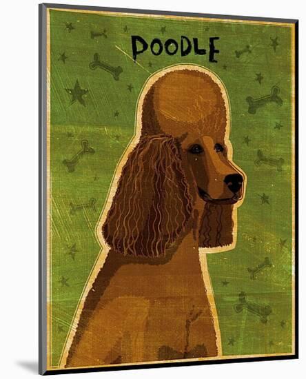 Poodle (brown)-John Golden-Mounted Art Print