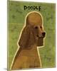 Poodle (brown)-John W^ Golden-Mounted Art Print