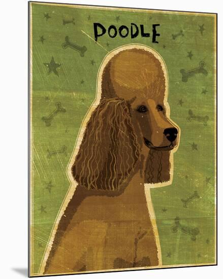 Poodle (brown)-John W^ Golden-Mounted Art Print