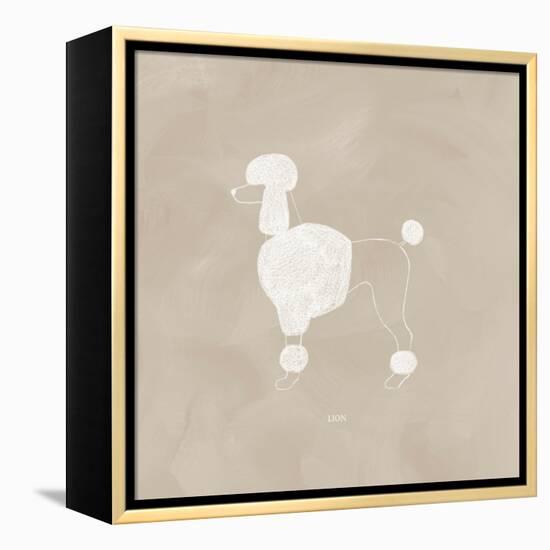 Poodle Cuts II-Grace Popp-Framed Stretched Canvas