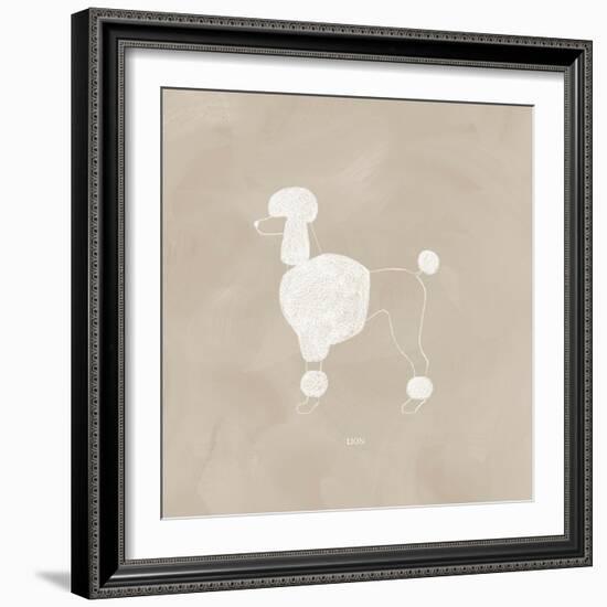 Poodle Cuts II-Grace Popp-Framed Art Print