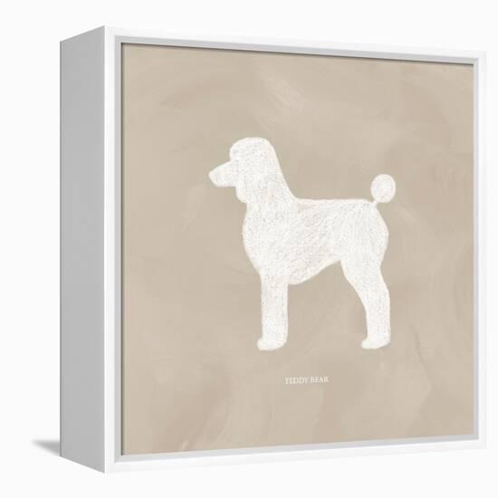 Poodle Cuts III-Grace Popp-Framed Stretched Canvas