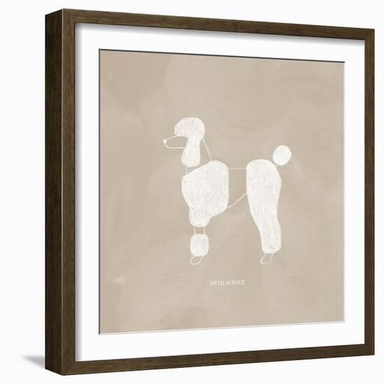 Poodle Cuts IV-Grace Popp-Framed Art Print