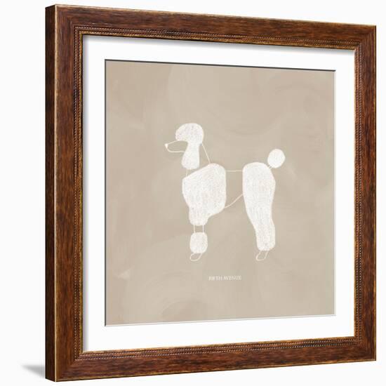 Poodle Cuts IV-Grace Popp-Framed Art Print