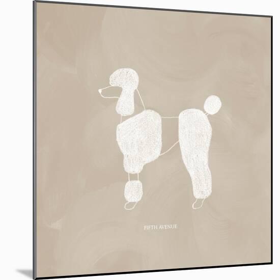 Poodle Cuts IV-Grace Popp-Mounted Art Print