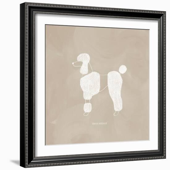 Poodle Cuts IV-Grace Popp-Framed Art Print