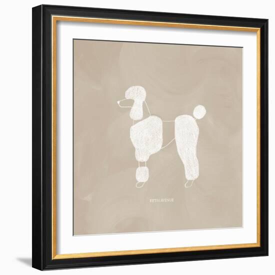 Poodle Cuts IV-Grace Popp-Framed Art Print