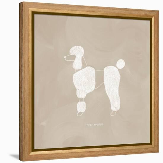 Poodle Cuts IV-Grace Popp-Framed Stretched Canvas