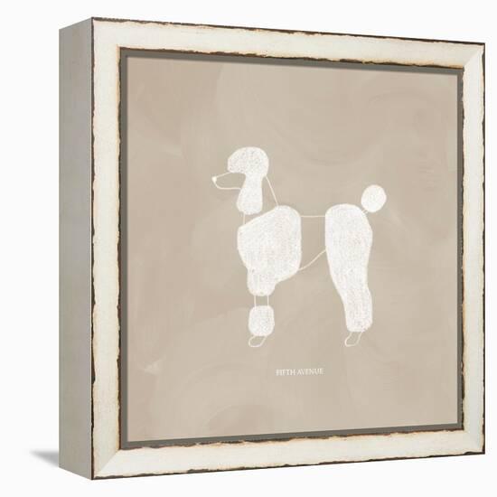 Poodle Cuts IV-Grace Popp-Framed Stretched Canvas