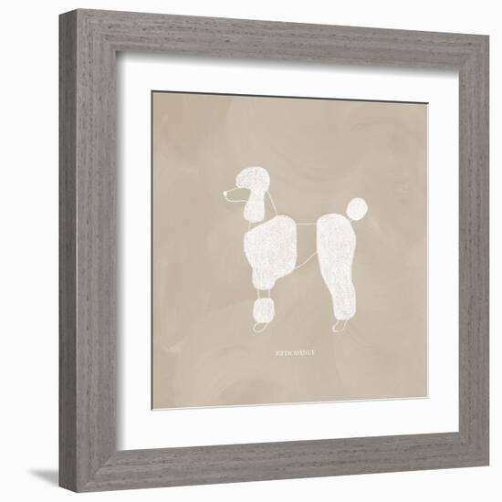 Poodle Cuts IV-Grace Popp-Framed Art Print