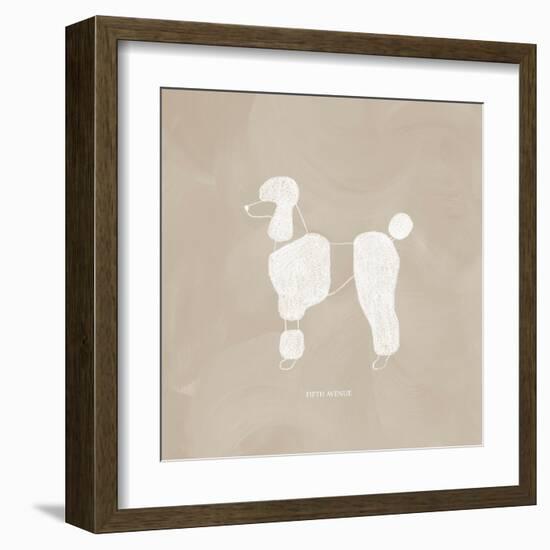 Poodle Cuts IV-Grace Popp-Framed Art Print