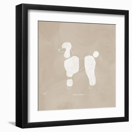 Poodle Cuts IV-Grace Popp-Framed Art Print