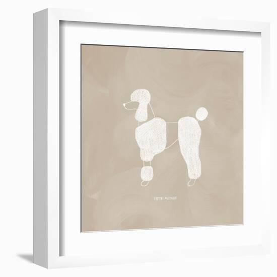 Poodle Cuts IV-Grace Popp-Framed Art Print