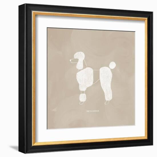 Poodle Cuts IV-Grace Popp-Framed Art Print