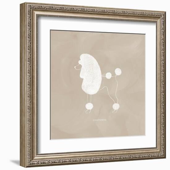 Poodle Cuts VI-Grace Popp-Framed Art Print