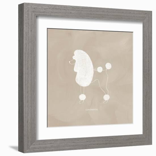 Poodle Cuts VI-Grace Popp-Framed Art Print