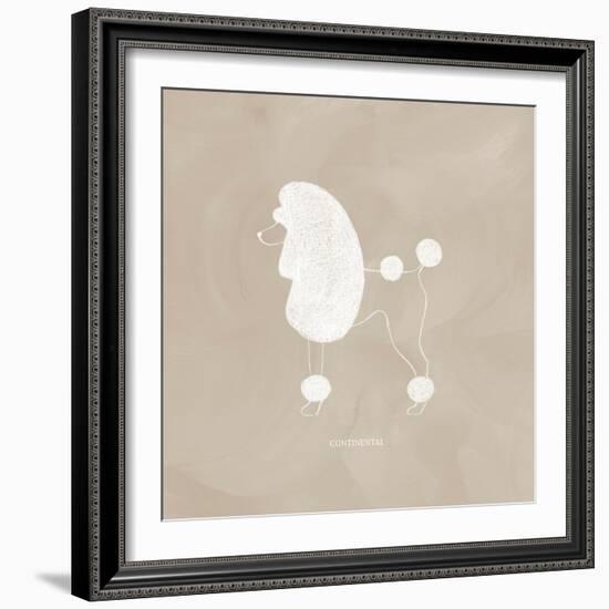 Poodle Cuts VI-Grace Popp-Framed Art Print