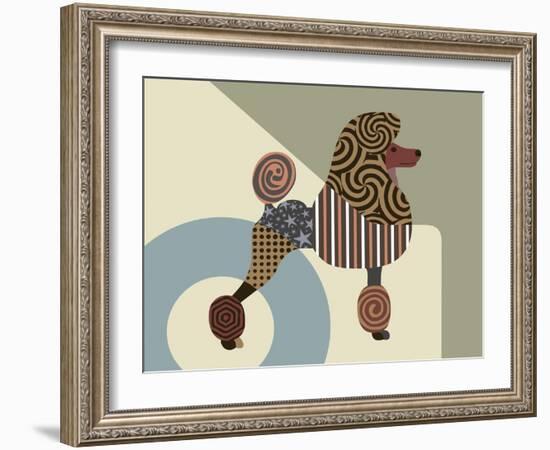 Poodle Dog-Lanre Adefioye-Framed Giclee Print