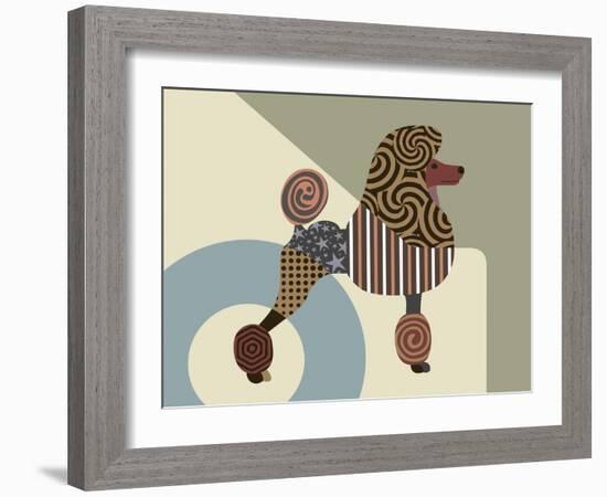 Poodle Dog-Lanre Adefioye-Framed Giclee Print